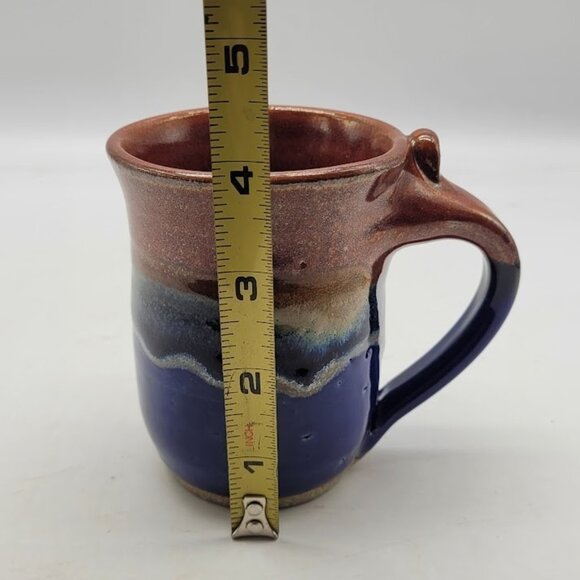 NWOT Blue Spruce Pottery Patrick's Coffee Mug Mountain Lake Cabin Handmade Tea - Picture 12 of 13